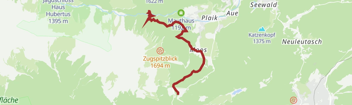 Route map: Biketour Nr. 5067 Salzbach-Ropferstub'm